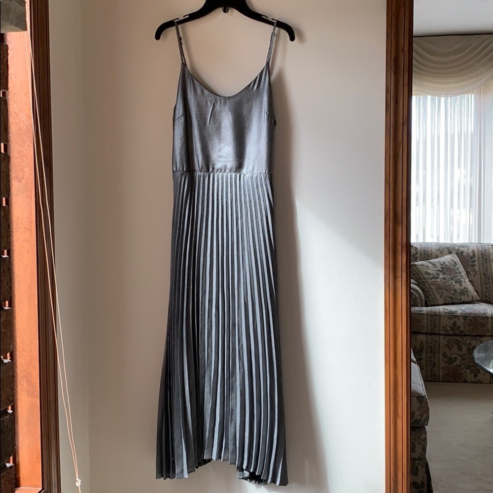 Silver metallic dress, size S
